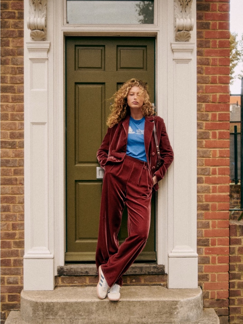 🌟NEW🌟 Sézane Aliota Velvet Jacket in Terracotta